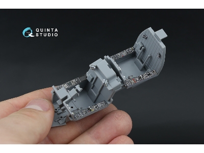 Ah-64 A Apache - 3d-printed & Coloured Interior On Decal Paper (For Hasegawa Kits / Small Version) - zdjęcie 5