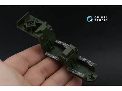 Ah-64 A Apache - 3d-printed & Coloured Interior On Decal Paper (For Academy And Modelist Kits / Small Version) - zdjęcie 3