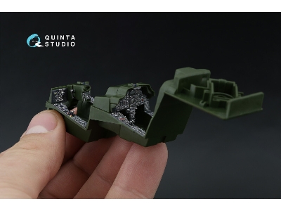Ah-64 A Apache - 3d-printed & Coloured Interior On Decal Paper (For Academy And Modelist Kits / Small Version) - zdjęcie 6