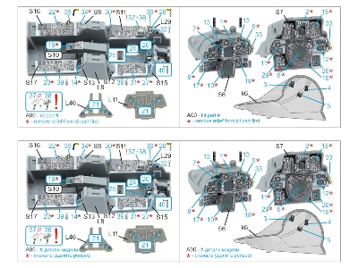 Grumman F-14 A Tomcat - 3d-printed & Coloured Interior On Decal Paper (For Gwh Kits / Small Version) - zdjęcie 3