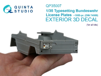 Typesetting Bundeswehr License Plates (For All Kits) - zdjęcie 1