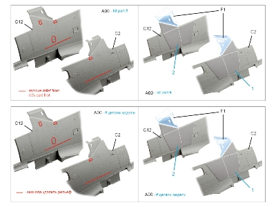 Focke Wulf Fw-190 A-8 / R-8 - Armor Plates (For Border Model Kits) - zdjęcie 8