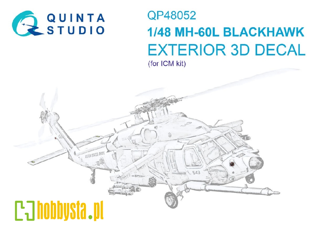Sikorsky Mh-60 L - Exterior Parts (For Icm Kits) - zdjęcie 1 Sikorsky Mh-60 L - Exterior Parts (For Icm Kits) - zdjęcie 1