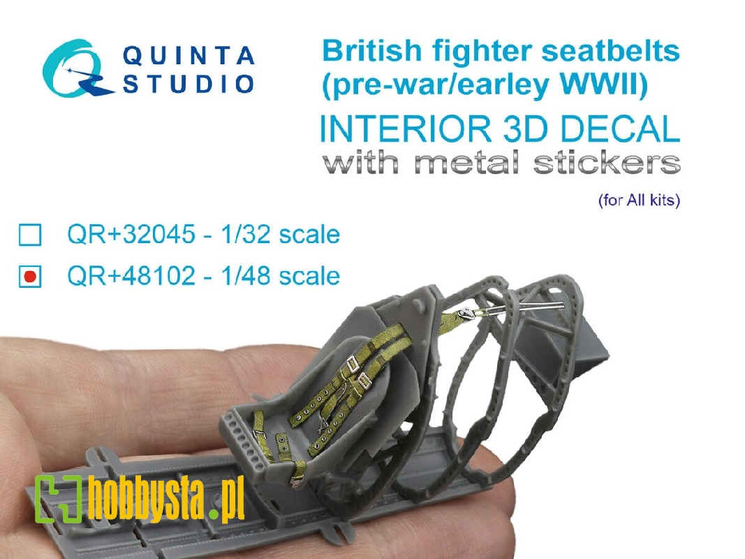 British Fighter Seat Belts (Pre-war/Early Wwii) With Metal Buckles (For All Kits) - zdjęcie 1 British Fighter Seat Belts (Pre-war/Early Wwii) With Metal Buckles (For All Kits) - zdjęcie 1