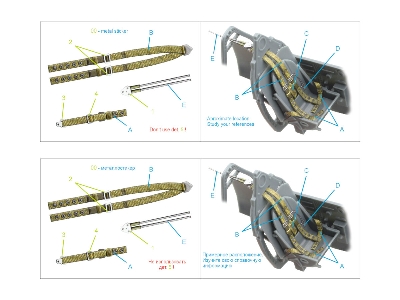 British Fighter Seat Belts (Pre-war/Early Wwii) With Metal Buckles (For All Kits) - zdjęcie 8