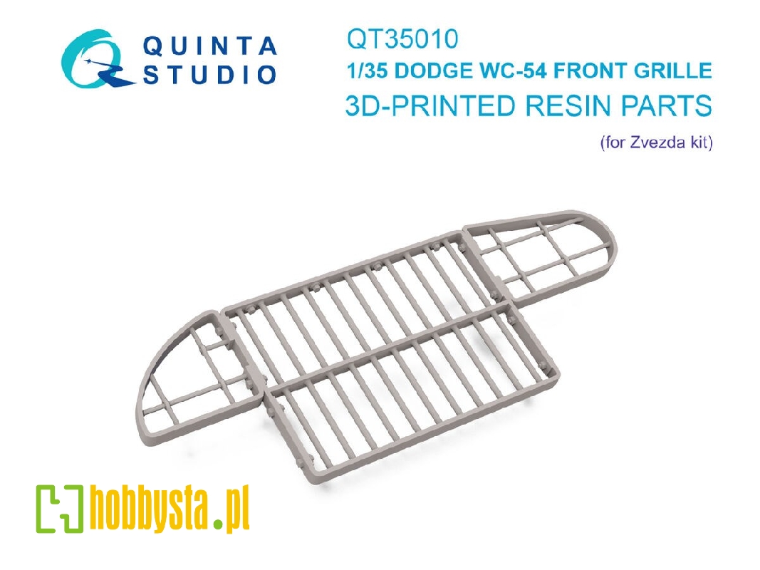 Dodge Wc-54 - 3-d Printed Front Grille (For Zvezda Kits) - zdjęcie 1 Dodge Wc-54 - 3-d Printed Front Grille (For Zvezda Kits) - zdjęcie 1