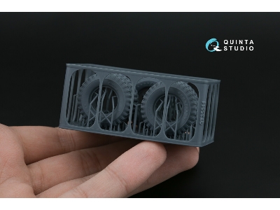 Dodge Wc Family - 3-d Printed Tyre Set (For Zvezda Kits) - zdjęcie 2