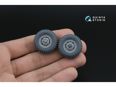 Dodge Wc Family - 3-d Printed Tyre Set (For Zvezda Kits) - zdjęcie 4