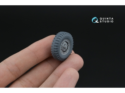 Dodge Wc Family - 3-d Printed Tyre Set (For Zvezda Kits) - zdjęcie 5