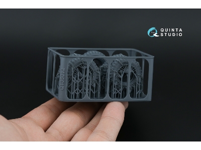 Dodge Wc Family - 3-d Printed Tyre Set With Chains (For Zvezda Kits) - zdjęcie 2