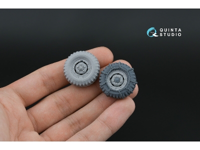 Dodge Wc Family - 3-d Printed Tyre Set With Chains (For Zvezda Kits) - zdjęcie 6