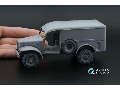 Dodge Wc Family - 3-d Printed Tyre Set With Chains (For Zvezda Kits) - zdjęcie 8