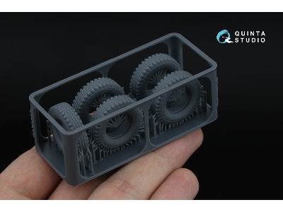 Uaz-469 Family - 3-d Printed Tyre Set (For All Kits) - zdjęcie 8