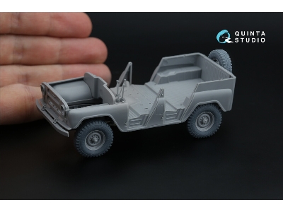 Uaz-469 - 3-d Printed Tyre Set (For Zvezda Kits) - zdjęcie 3