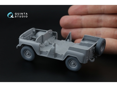 Uaz-469 - 3-d Printed Tyre Set (For Zvezda Kits) - zdjęcie 4