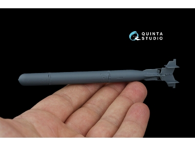 Italian Wwii Aircraft Torpedo F200-450 (3d-printed / For All Kits) - zdjęcie 5