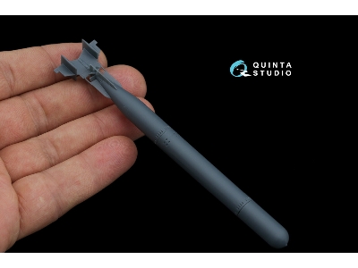 Italian Wwii Aircraft Torpedo F200-450 (3d-printed / For All Kits) - zdjęcie 6
