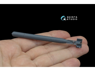 Italian Wwii Aircraft Torpedo F200-450 (3d-printed / For All Kits) - zdjęcie 6