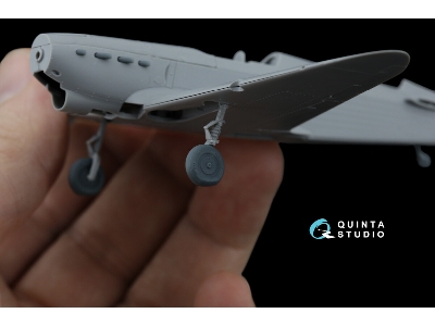 Yakovlev Yak-1 / Yak-3 - 3d-printed Weighted Wheels (For Zvezda Kits) - zdjęcie 5