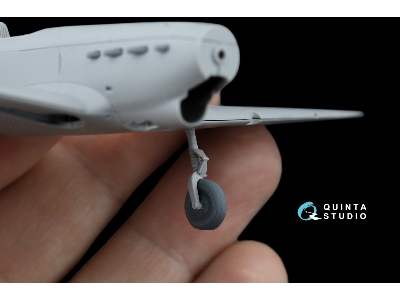 Yakovlev Yak-1 / Yak-3 - 3d-printed Weighted Wheels (For Zvezda Kits) - zdjęcie 6