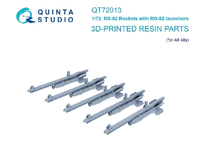Rs-82 Rockets With Ro-82 Launchers - 10 Pcs (3d-printed / For All Kits) - zdjęcie 1