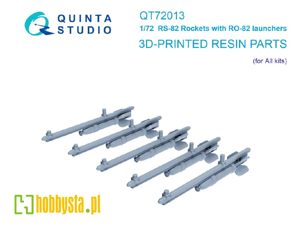 Rs-82 Rockets With Ro-82 Launchers - 10 Pcs (3d-printed / For All Kits) - zdjęcie 1 Rs-82 Rockets With Ro-82 Launchers - 10 Pcs (3d-printed / For All Kits) - zdjęcie 1