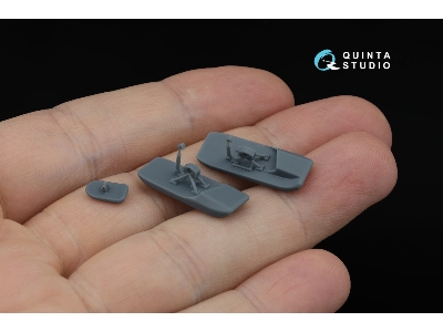 Yakovlev Yak-1 - 3d-printed Ski Landing Gear (For Zvezda Kits) - zdjęcie 4