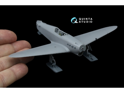 Yakovlev Yak-1 - 3d-printed Ski Landing Gear (For Zvezda Kits) - zdjęcie 5