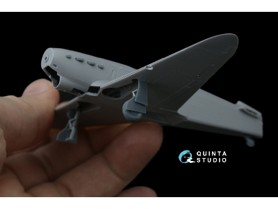 Yakovlev Yak-1 - 3d-printed Undercarriage Covers (For Zvezda Kits) - zdjęcie 4