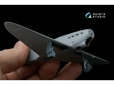 Yakovlev Yak-1 - 3d-printed Undercarriage Covers (For Zvezda Kits) - zdjęcie 5