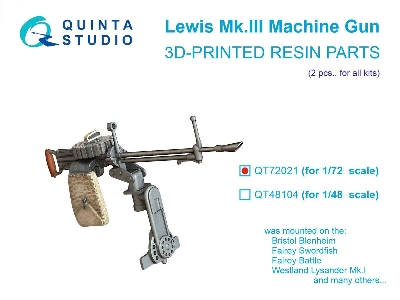 Lewis Mk.Iii Machine Gun (2 Pcs / For All Kits) - zdjęcie 1