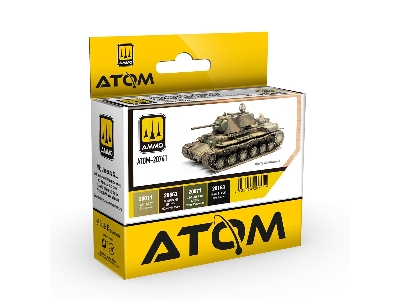 Atom-20741 Wwii Soviet Vehicles Camouflage Col - zdjęcie 1