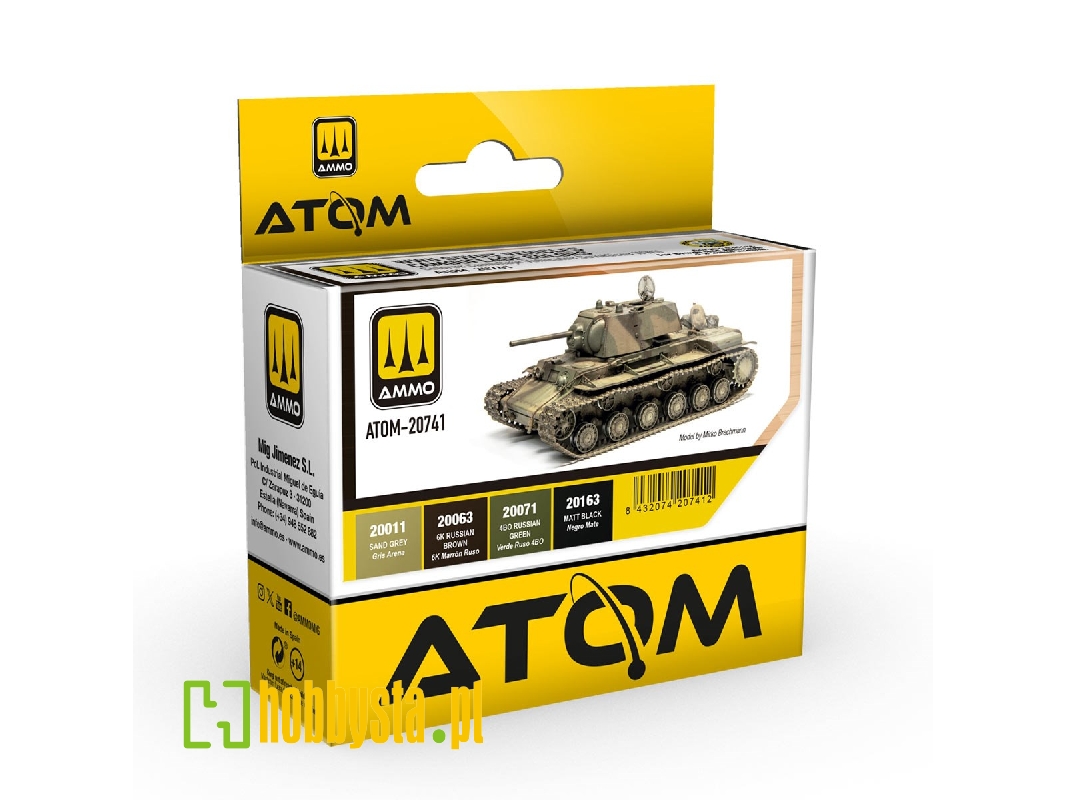Atom-20741 Wwii Soviet Vehicles Camouflage Col - zdjęcie 1 Atom-20741 Wwii Soviet Vehicles Camouflage Col - zdjęcie 1