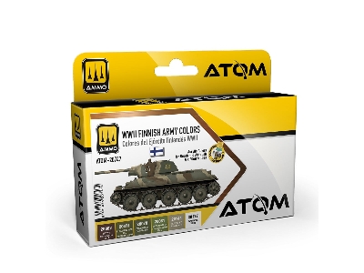 Atom-20747 Wwii Finnish Army Colors Set - zdjęcie 1