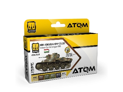 Atom-20749 Wwii Hungarian Army Colors Set - zdjęcie 1