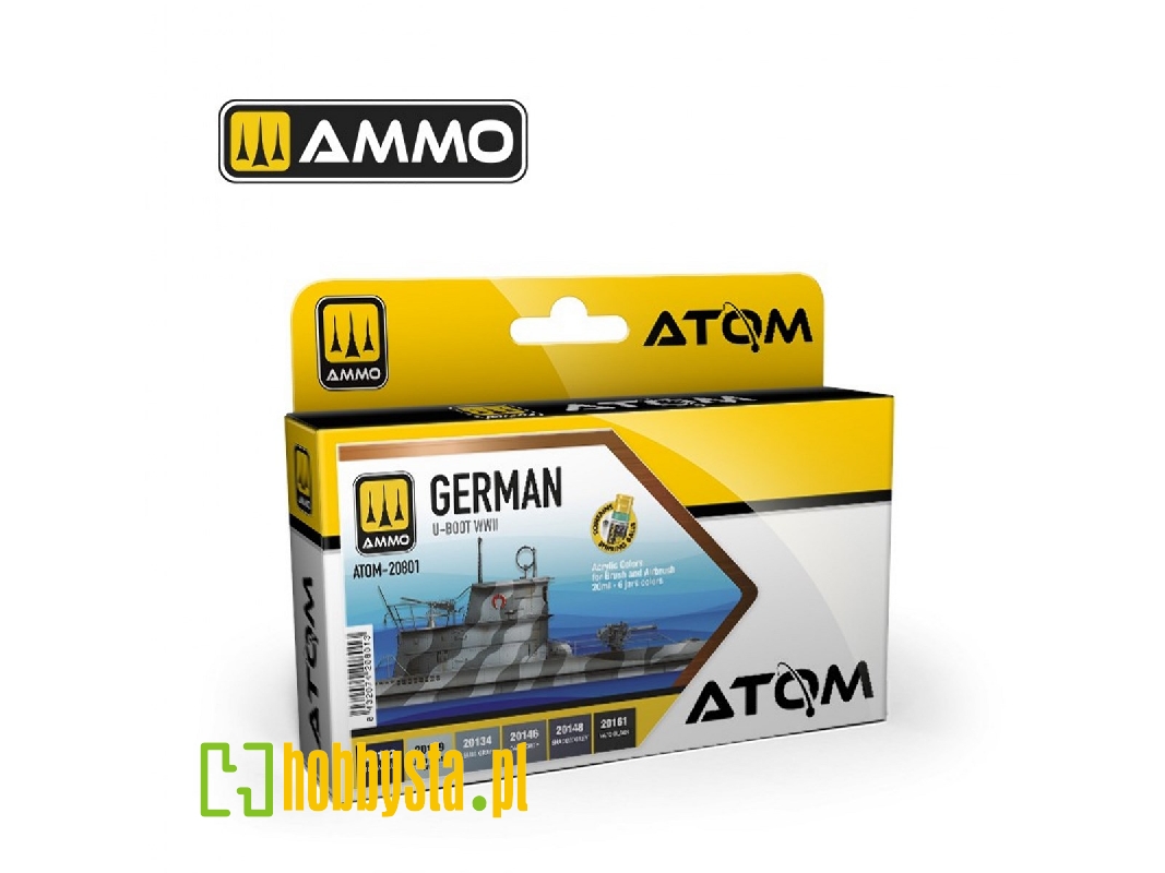 Atom-20801 German U-boot Wwii Set - zdjęcie 1 Atom-20801 German U-boot Wwii Set - zdjęcie 1