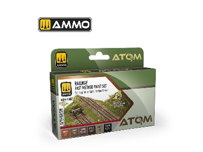 Atom-20853 Railway Fast Method Paint Set - zdjęcie 1