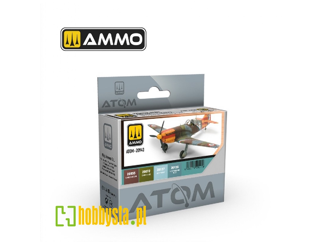 Atom-20940 French Wwii Aircraft Colours Set - zdjęcie 1 Atom-20940 French Wwii Aircraft Colours Set - zdjęcie 1