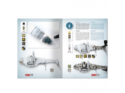 Solution Book 28 - How To Paint Rebel Galactic Starships (English, Spanish, Italian & German) - zdjęcie 4