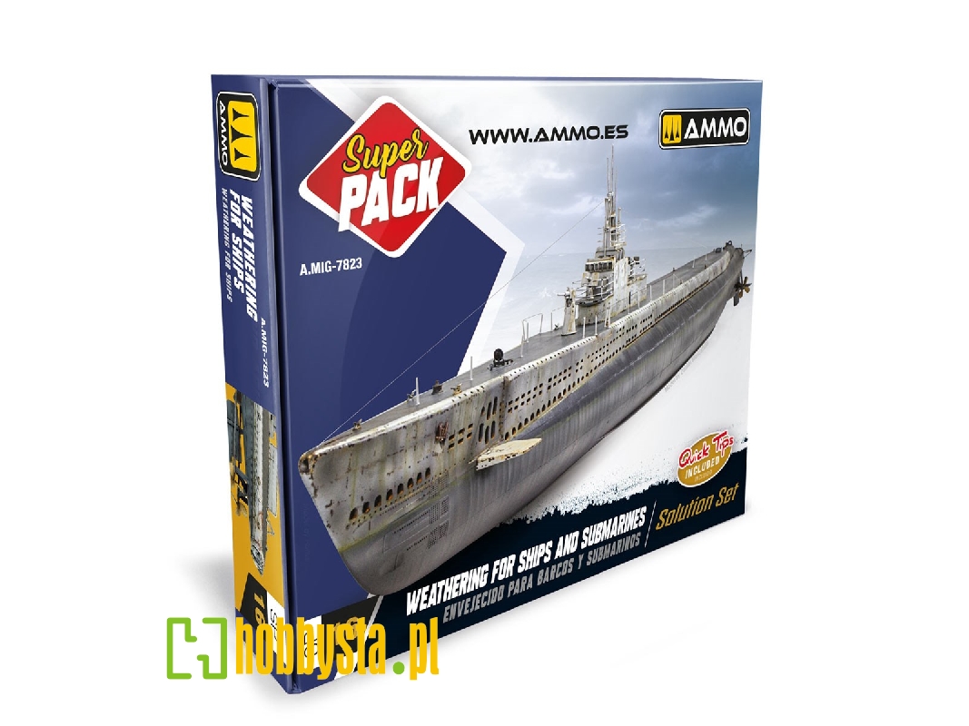A.Mig 7823 Super Pack - Weathering For Ships And Submarines - zdjęcie 1 A.Mig 7823 Super Pack - Weathering For Ships And Submarines - zdjęcie 1