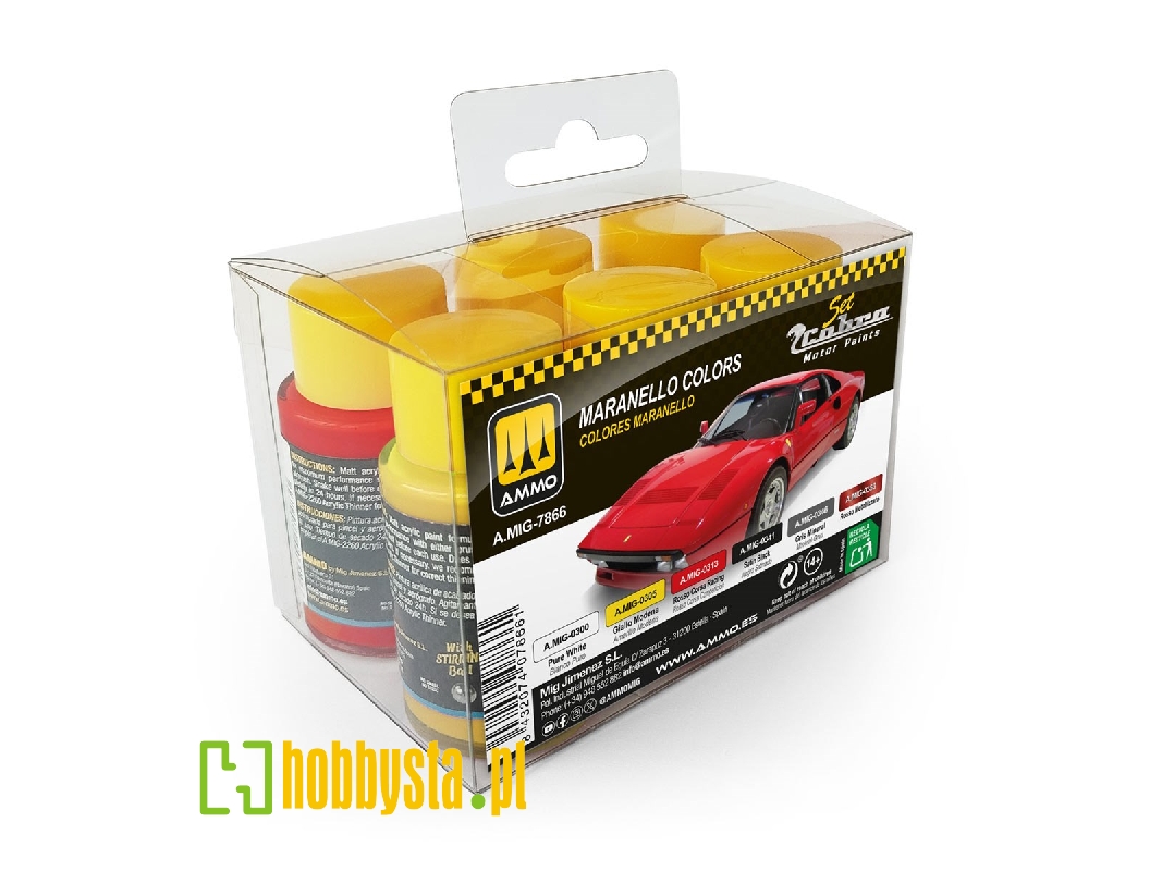 A.Mig 7866 Cobra Motor Maranello Colors Set - zdjęcie 1 A.Mig 7866 Cobra Motor Maranello Colors Set - zdjęcie 1