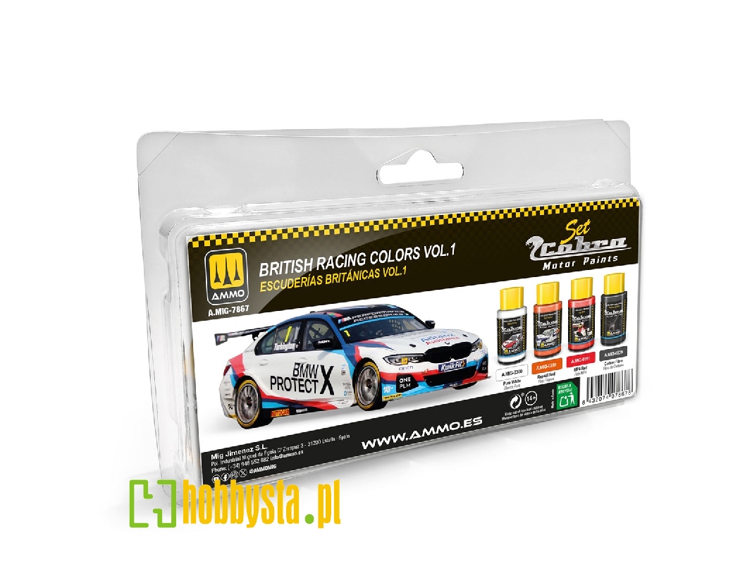 A.Mig 7867 Cobra Motor British Racing Colors Vol.1 Set - zdjęcie 1 A.Mig 7867 Cobra Motor British Racing Colors Vol.1 Set - zdjęcie 1