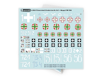Axis Tanks & Vehicles Decal Set Vol. 1 - Hungary 1940-1944 - zdjęcie 1
