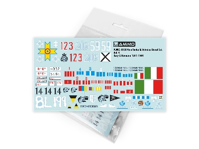 Axis Tanks & Vehicles Decal Set Vol. 4 - Italy & Romania 1941-1944 - zdjęcie 1