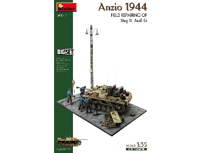 Anzio 1944 Field Repairing Of Stug Iii. Ausf. G - zdjęcie 1