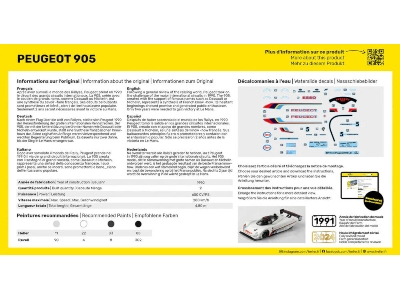 Peugeot 905 - Starter Kit - zdjęcie 2