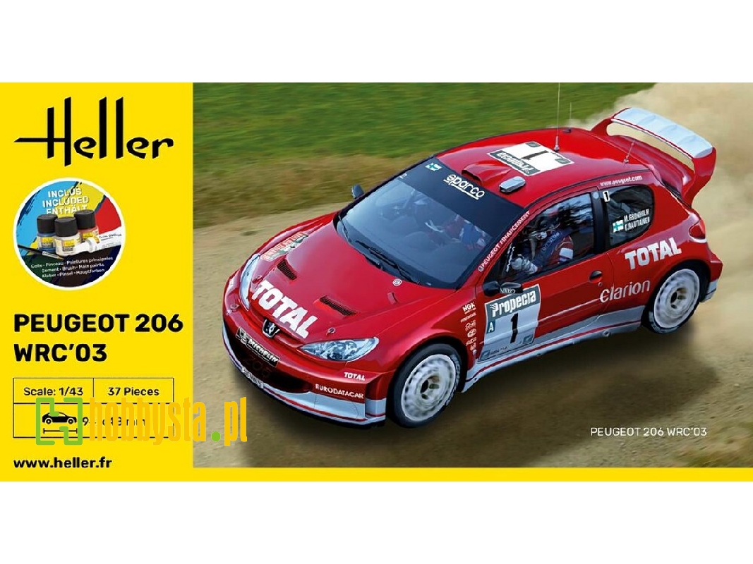 Peugeot 206 Wrc'03 - Starter Kit - zdjęcie 1 Peugeot 206 Wrc'03 - Starter Kit - zdjęcie 1