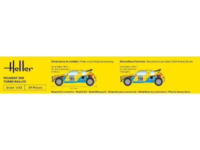 Peugeot 205 Turbo Rallye - Starter Kit - zdjęcie 3