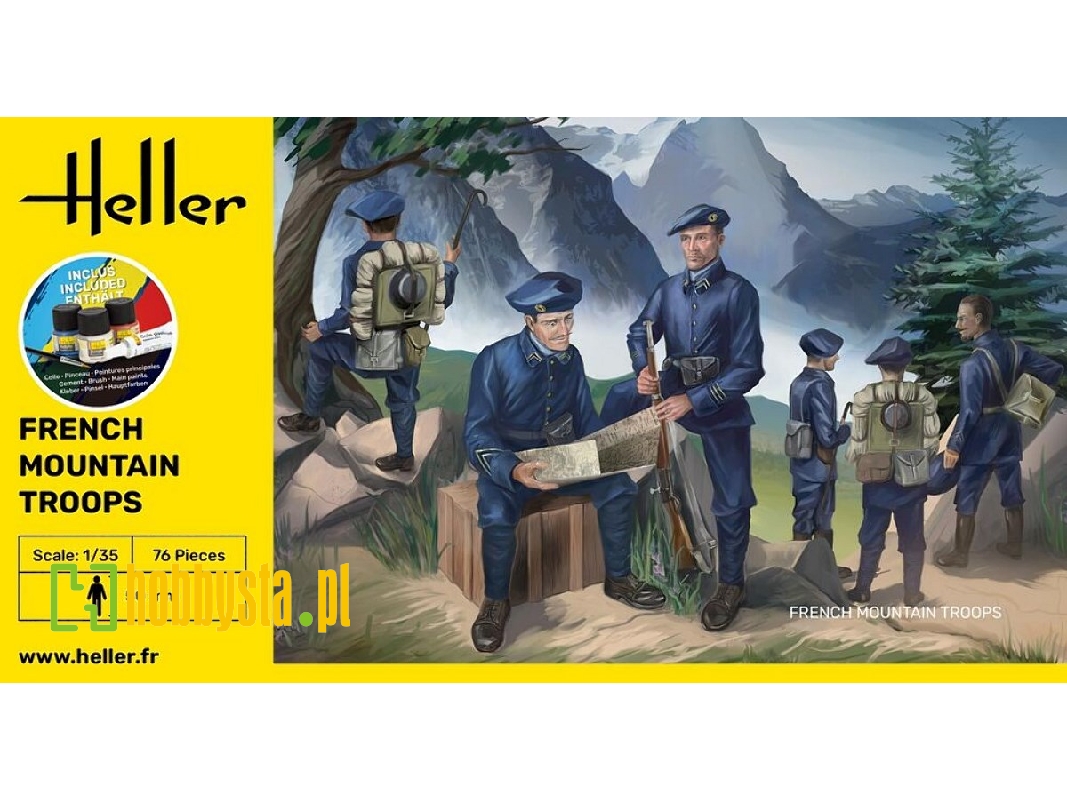 French Mountain Troops - Starter Kit - zdjęcie 1 French Mountain Troops - Starter Kit - zdjęcie 1