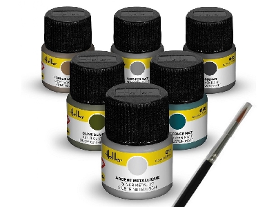 Military - Acrylic Colour Set 6x12ml And Brush - zdjęcie 1